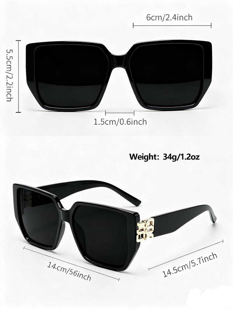Trendy Classic Women's Sunglasses, Fashionable Sunglasses, Perfect for Street Style, Beach Vacations, Outdoor Leisure, Driving, and More