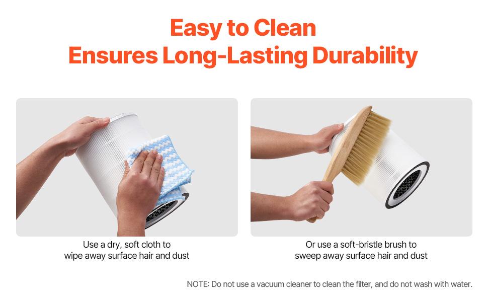 VEVOR Air Purifier Replacement Filter, H11, 2-in-1 Compact Lightweight Replacement Filter with PET Pre-Filter, Easy-to-Grab Purifier Filter with Non-Woven Fabric, Fit for Cylindrical Purifier VEVOR Air Purifier Replacement Filter, H11, 2-in-1 Compact Lightweight Replacement Filter with PET Pre-Filter, Easy-to-Grab Purifier Filter with Non-Woven Fabric, Fit for Cylindrical Purifier