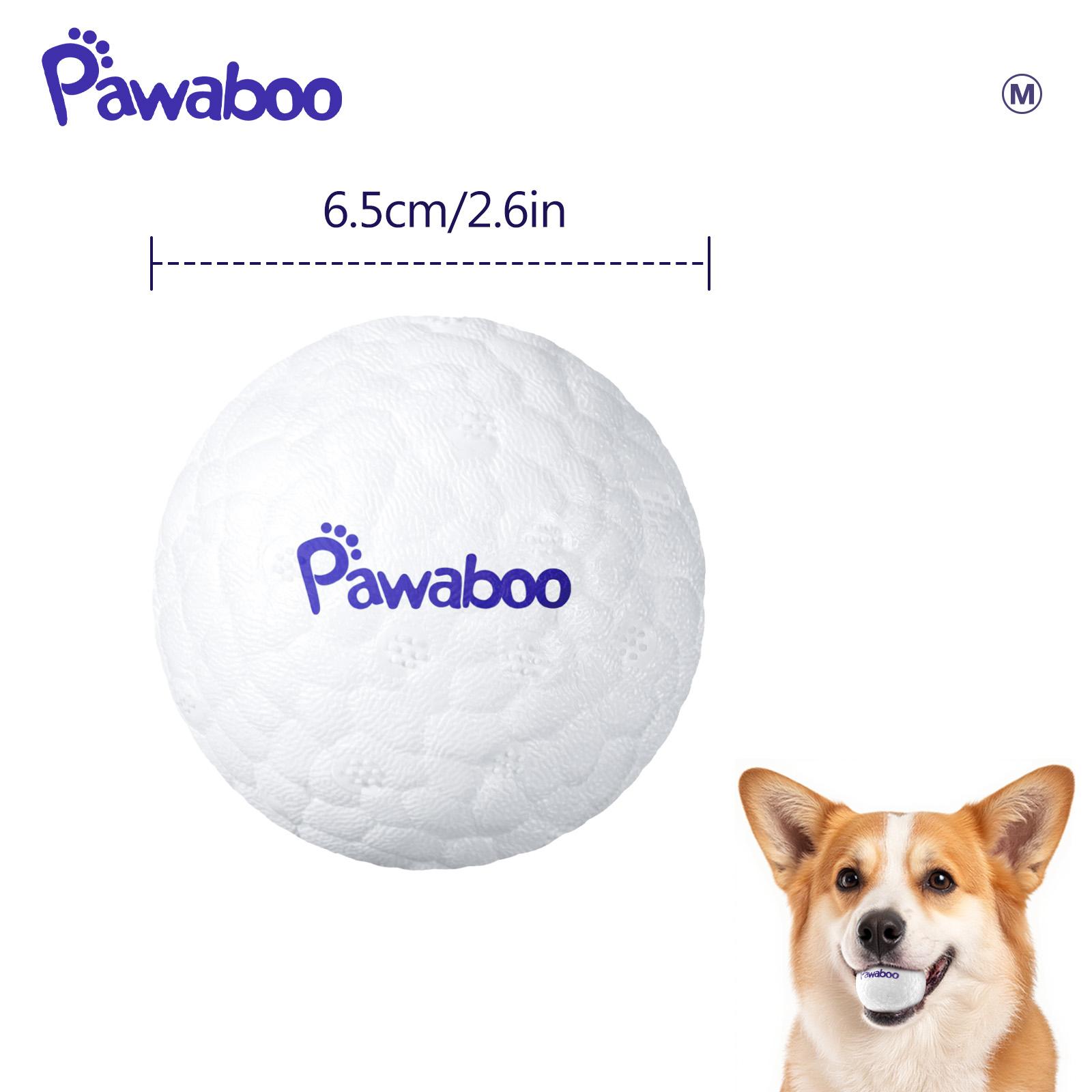 Pawaboo Tough Dog Balls – High Bounce, Floatable, Chew-Proof Fun for All Dogs