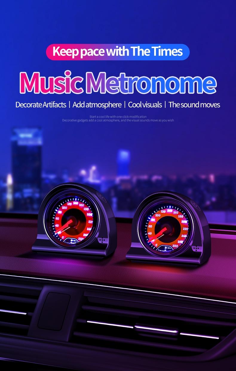 Car Pointer Rhythm Light Atmosphere Light Music Rhythm Light Voice Controlled Pickup Light Car Ornament 5V USB Night Light Interior Car Lights