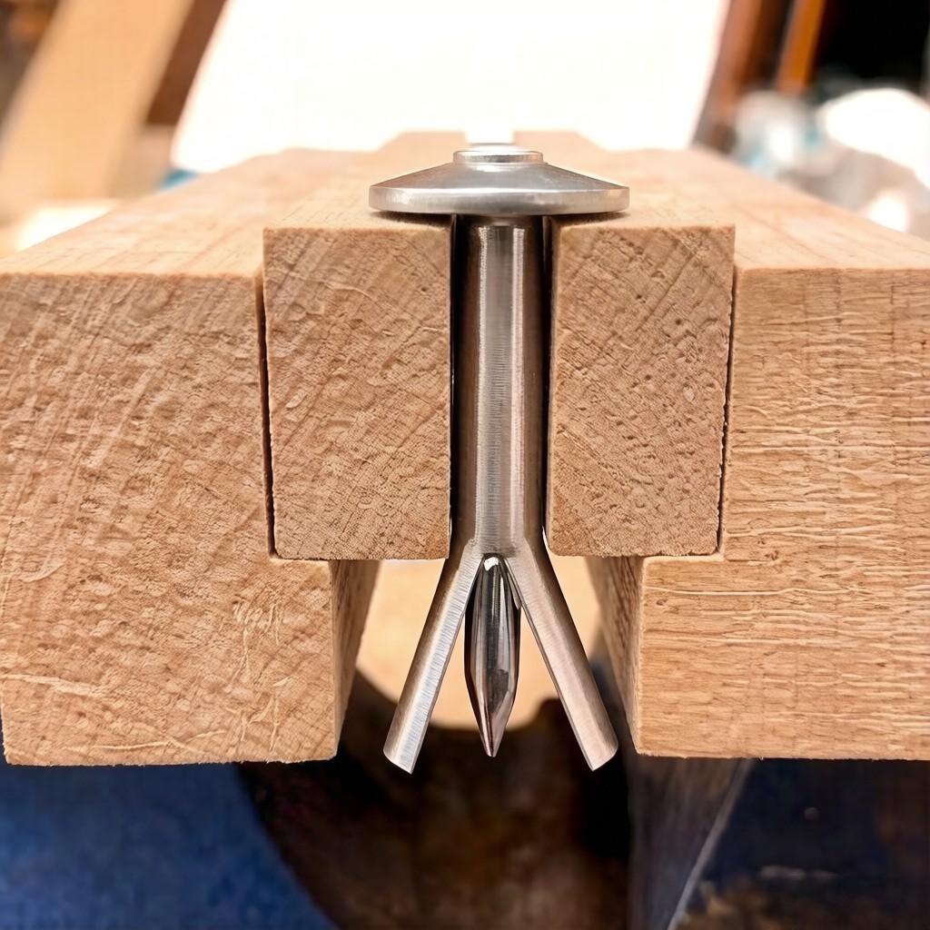 Hammer Drive Concrete Anchors 3-Step Nail-in Anchors, Rust Resistant Electro Galvanized, Expansion Bolt, Concrete Anchors for Walls Cabinets, Easy Install for Shelves Cabinets Curtains Walls Concrete Brick Block