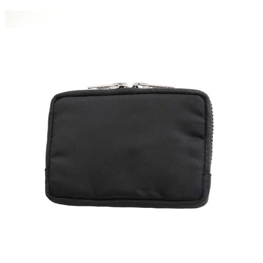 Japanese Men Wallet Earbuds Storage Bag Credit Card Holder Case for Boys Girls Journey Bank Card Organizer  Zipper Coin Purse