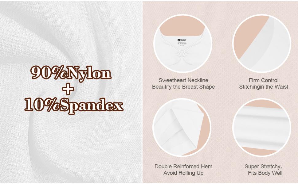 Women Tummy Control Shapewear Tank Tops Pleated Bustier Sweetheart Compression Tank Tops Body Shaper Camisole Womenswear Breathable Comfortable Comfy Cute Fabric Fit Hip Piece Ruched