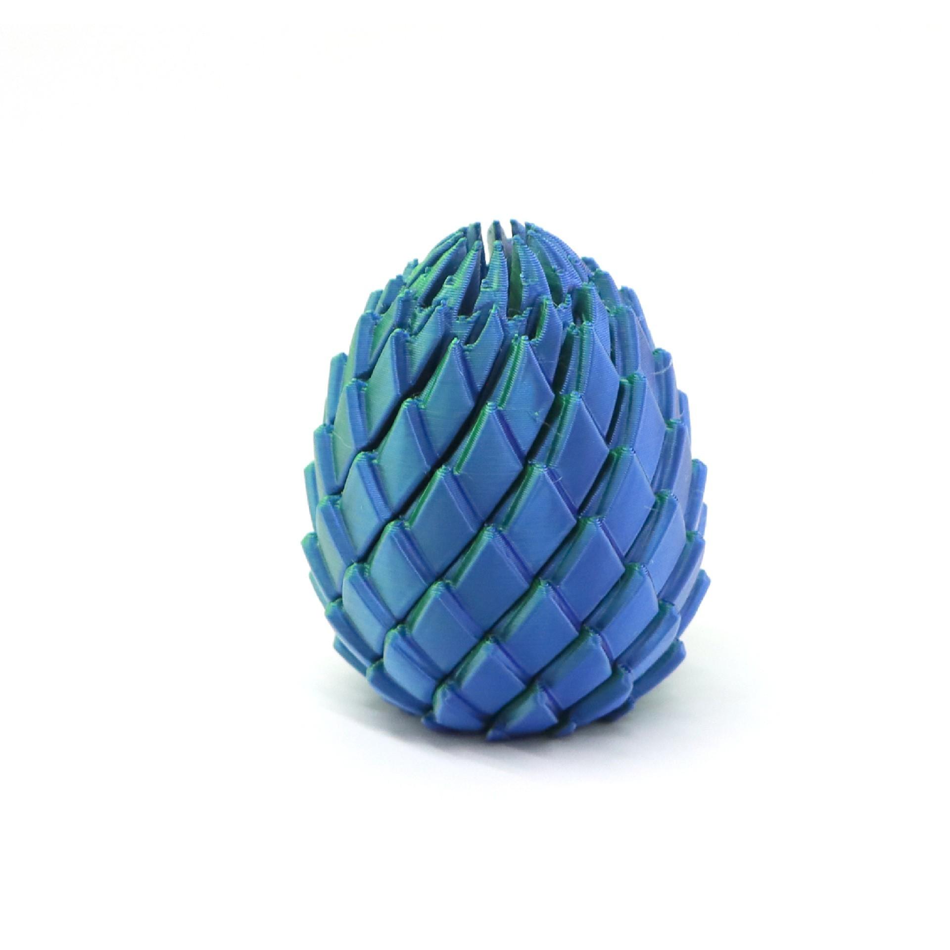 3D Printed Deformable Stress Relief Fidget Dragon Egg, Twister Slime Ball, Perfect Home Decor, Desktop Ornament, Holiday Gift