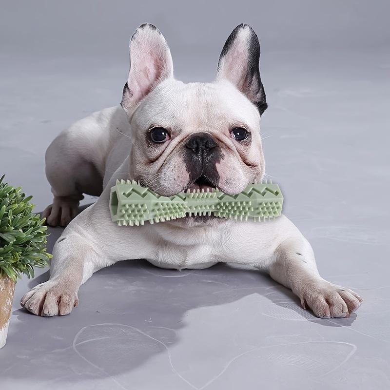 Dog Toothbrush Toy: Soft Rubber Molar Stick | Interactive Cleaning & Chewing for Small Breeds