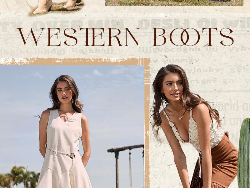 Wetkiss Knee High Cowboy Cowgirl Boots for Women, Western Boots with Pull On Tab, Chunky Heel Design, Unique and Stylish  ,Women's Shoes,Women's Boots  Footwear  #TikTokShopStockUp