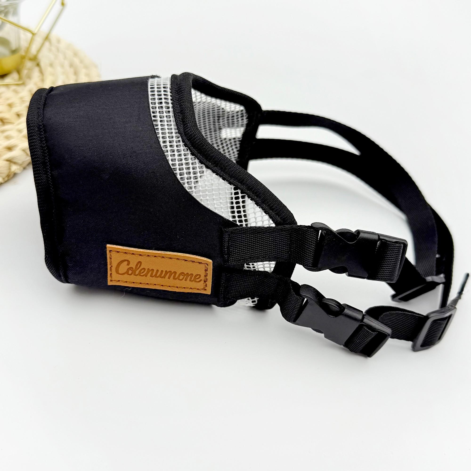 Dog Mouth Cover for Walking, Prevents Chewing and Ingestion, Breathable Nose Mask for Labrador and Golden Retriever, Small to Large Dogs