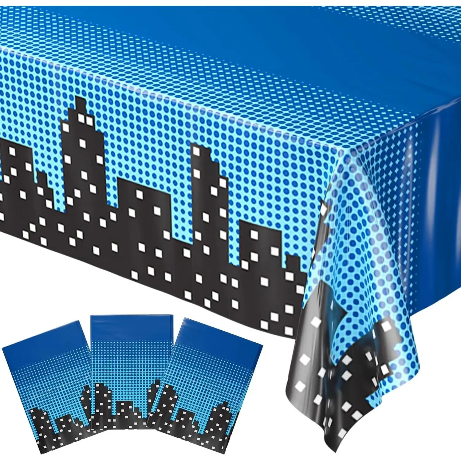 Superhero Cityscape (Pack of 3)