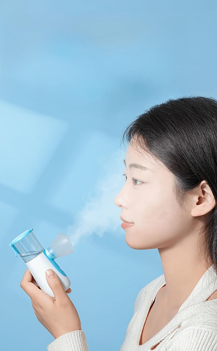 24ML Portable Handheld Nano Mist Sprayer, Rechargeable Mini Facial Atomizer Humidifier, Face & Eye Hydrating Moisturizer Beauty Instrument, USB Rechargeable Skin Care Tool for Home Office Outdoor Travel Use