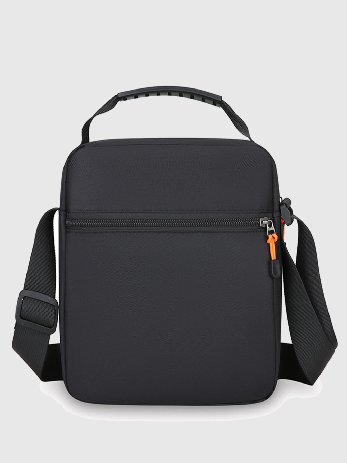 Men's Crossbody Bag, Large Capacity Oxford Fabric, Multi-Functional Design, Multiple Pockets, Adjustable Shoulder Strap, Daily Use