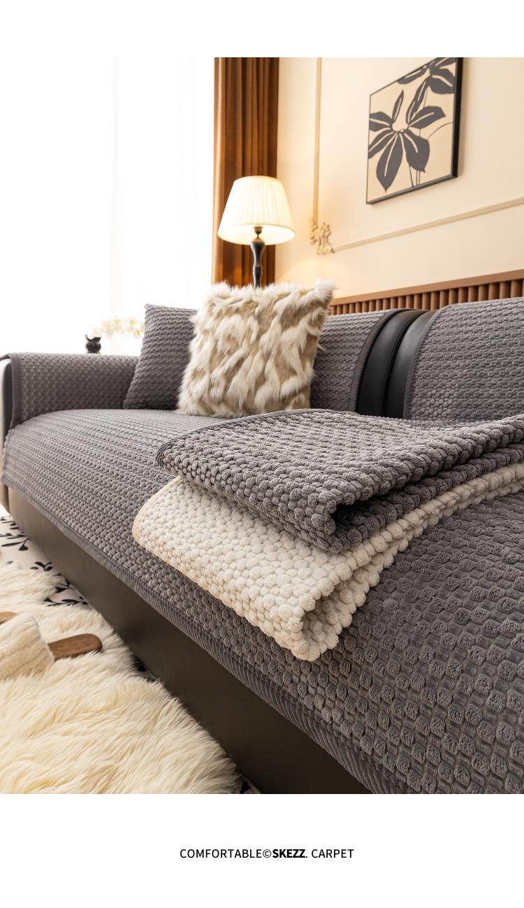 Vintage American Farmhouse Thick Plush Sofa Cushion, Multi Colors & Sizes Pet-Friendly & Scratch-Resistant | for Fall & Winter Stain-Proof, Machine Washable Sofa Couch Covers Home Decor Essential for Living Room, Bedroom, Dining & Office