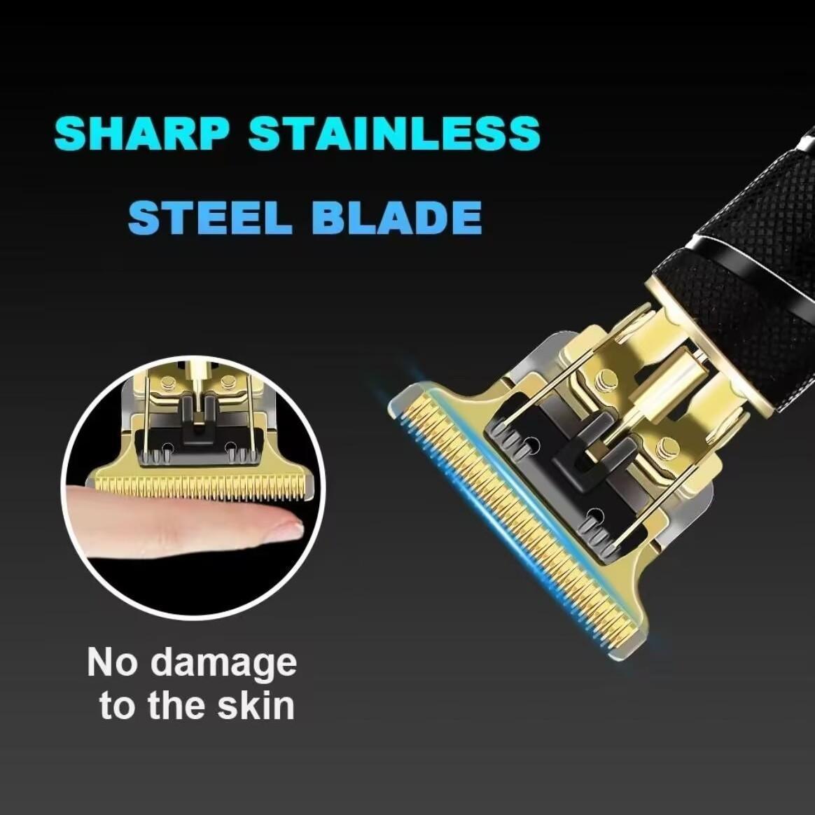 HIENA 3-in-1 Cordless Grooming Kit｜USB Fast Charge, Adjustable Blade & Multi-Size Combs for Hair, Beard & Body Trimming. Perfect for Home, Travel & Daily Styling. An Ideal Gift for Men