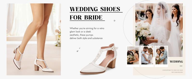 Imily Bela Womens Block Chunky Heels T Strap Dress Shoes Closed Toe Braided Stacked Heeled Sandals Pumps