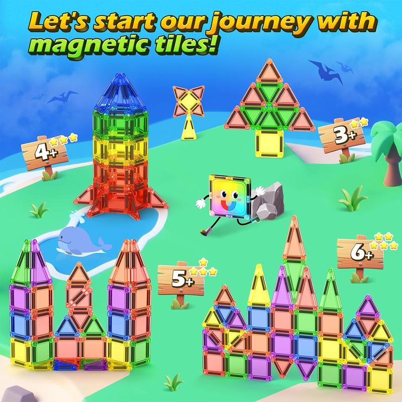 Mini Magnetic Toy Set, Creative Magnetic Blocks, Portable Iron Box for Stem Toys, Educational Magnet Toys for Kids, Birthday and Christmas Gift