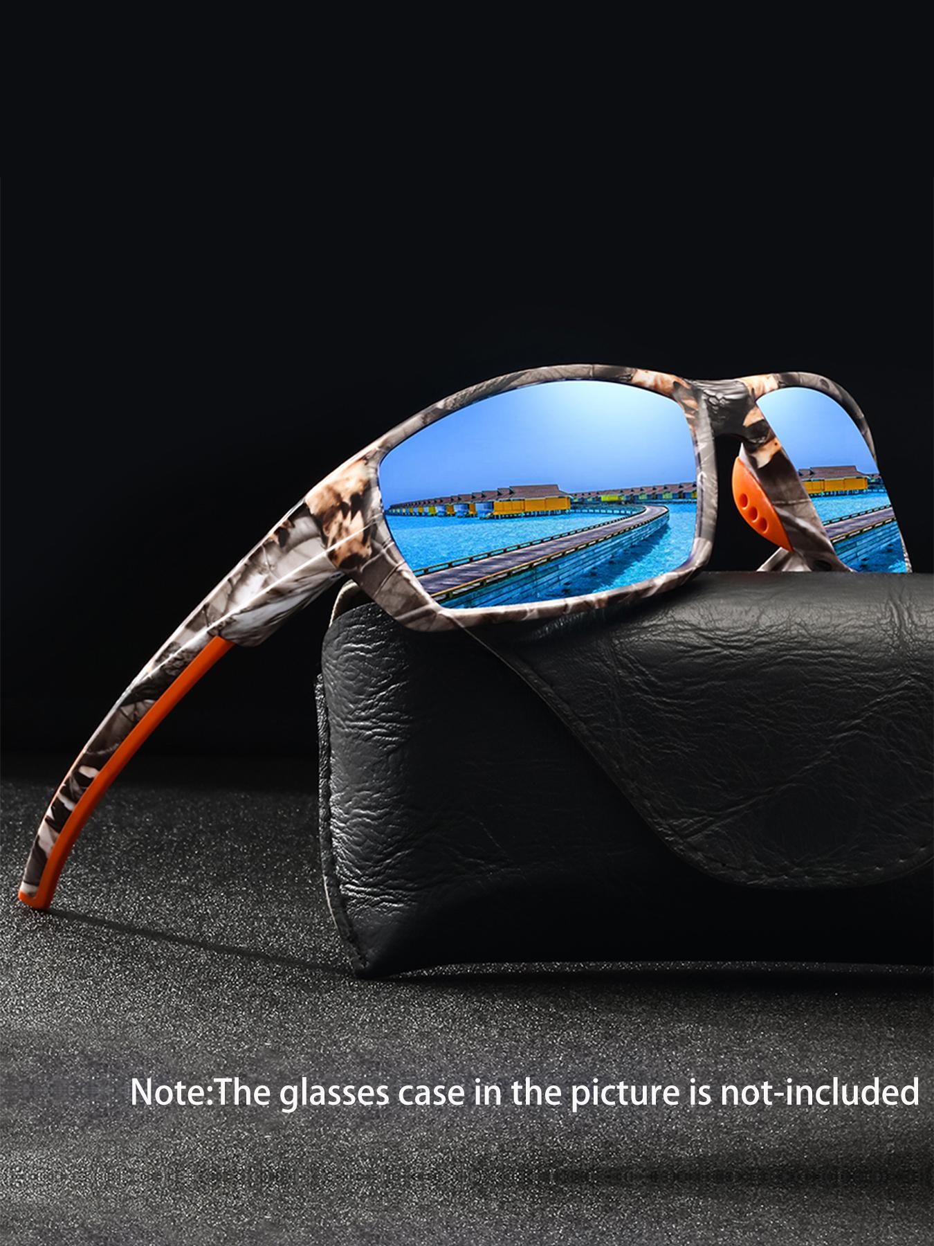 8pcs Latest camo sports cycling sunglasses for men and women, available in multiple colors.Features UV400 lenses for UV protection, ideal for outdoor activities.Includes classic camo patterns.