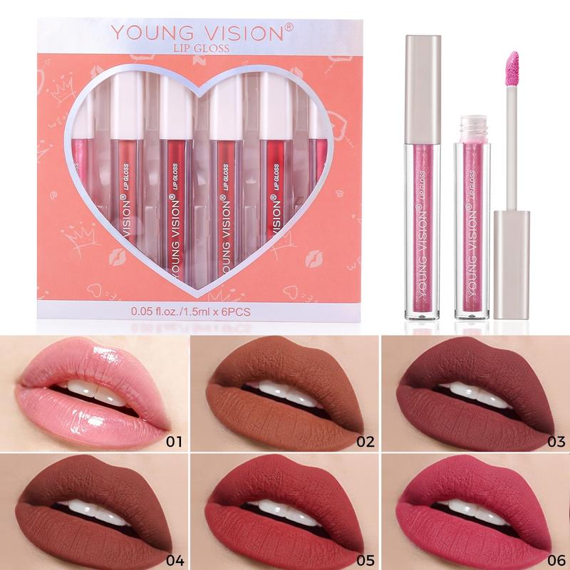 High-Value Matte Lip Gloss Set, Liquid Makeup Gift, Multi-Pack, Non-Flammable, Ca Prop 65 Compliant, Notified Via Scpn/cpnp