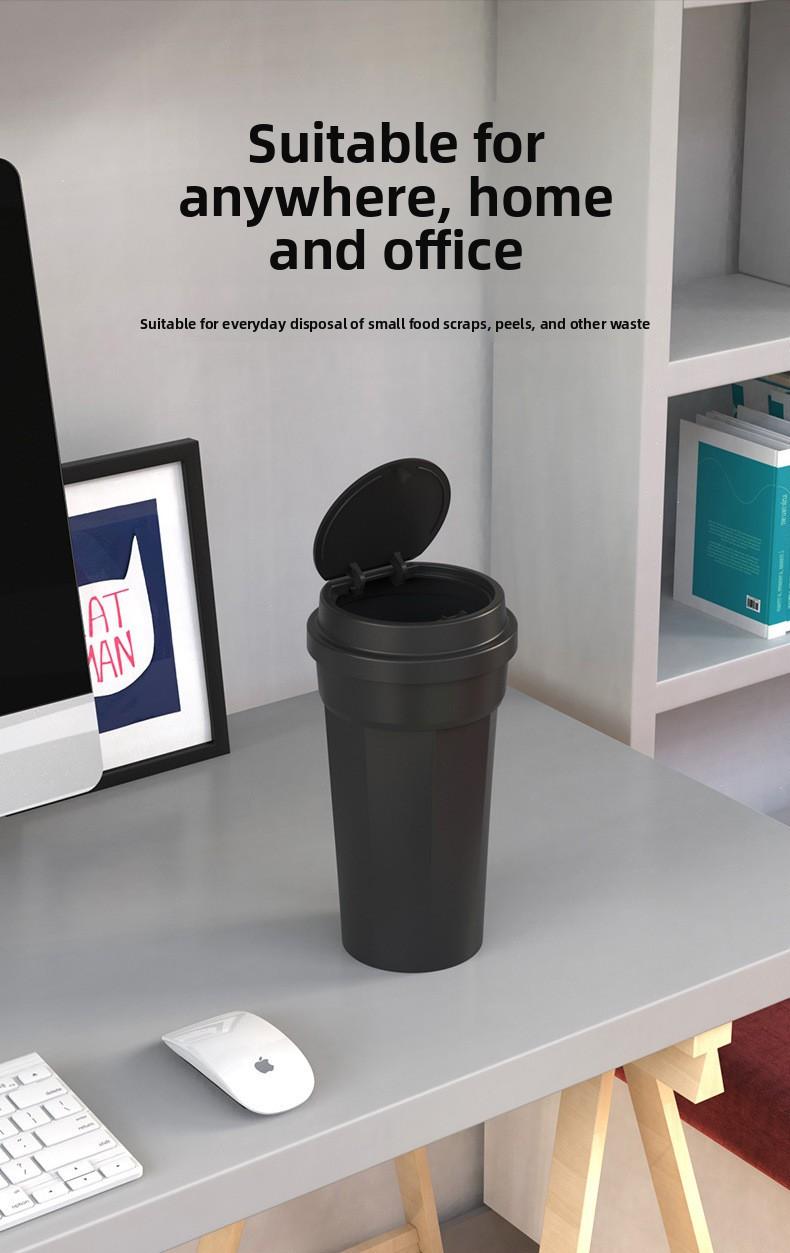 VehicleTrashBinCupHolderPhoneStorageCarOrganizingBoxFruitPeelBucket