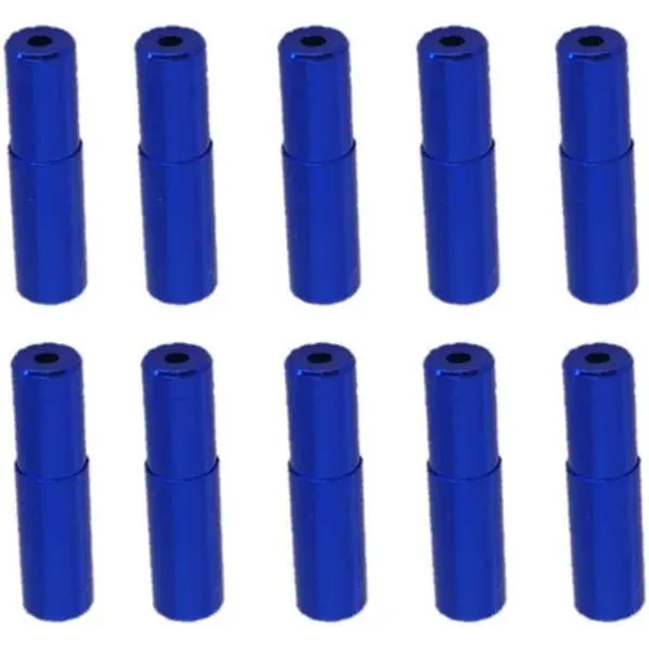 10 count 5mm    Ferrules    Housing Ends (Blue)