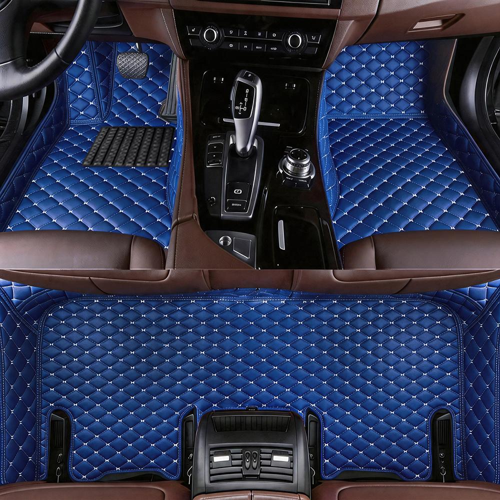 For BYD Seal 06 EV/DM-i PU leather left-hand drive car floor mat, 360 degree protection, car interior accessories, suitable for heavy weather, quick disassembly, cleaning and installation for daily use Automotive floor mats
