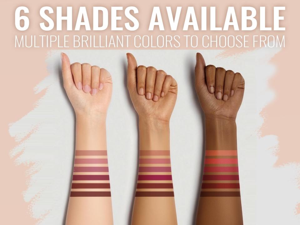 2-in-1 Lip Stain Liquid Lip Liner, Long Lasting Colour, Strong Waterproof, Transfer-Resistant, Up to 24hour Wear, Easy to Color, Not Clumping