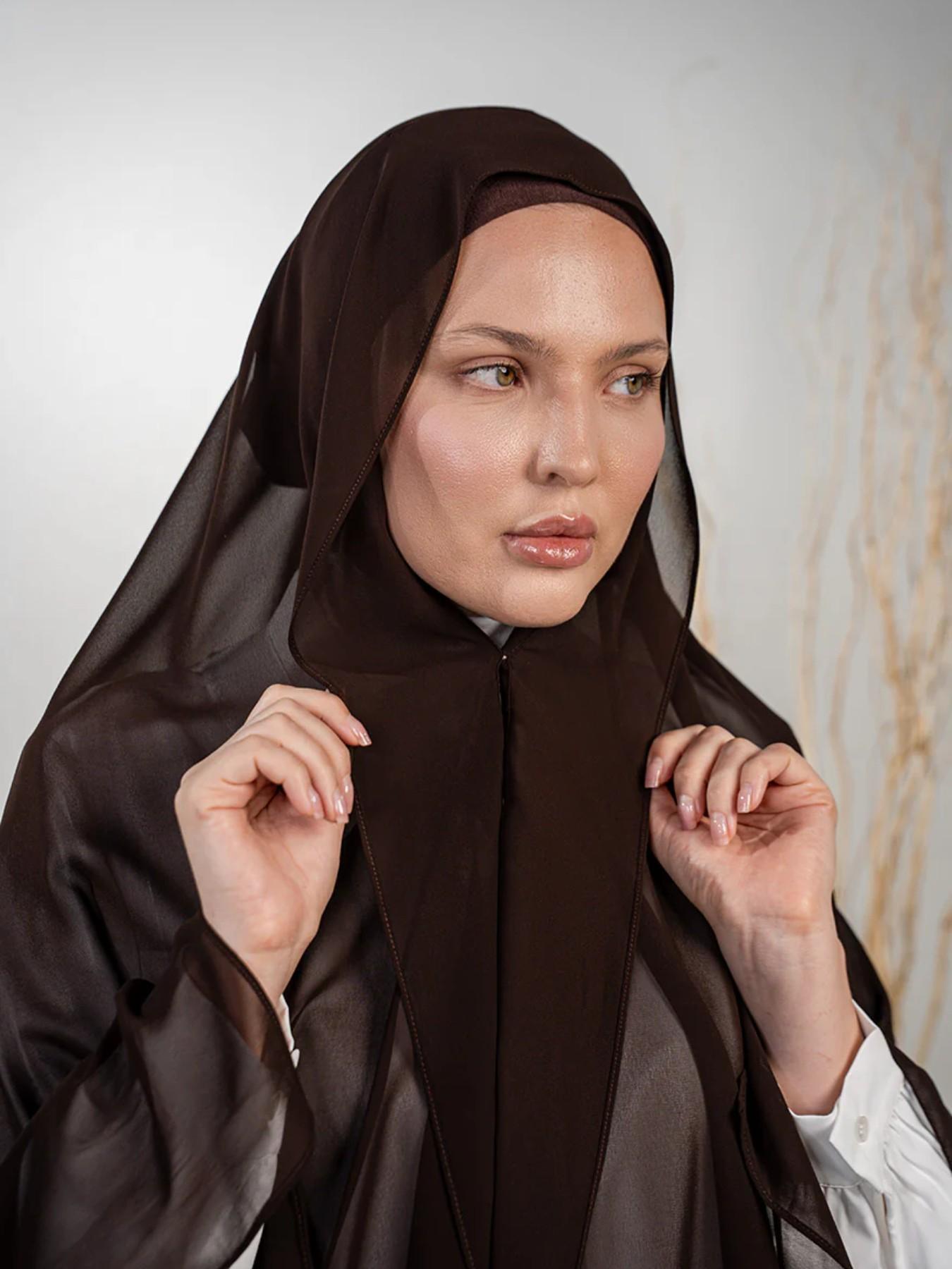 Women's Jersey Hijab Soft Breathable Fabric, Adjustable Elastic Design, Plain Style Headscarf for All Seasons, Modest Fashion Accessory