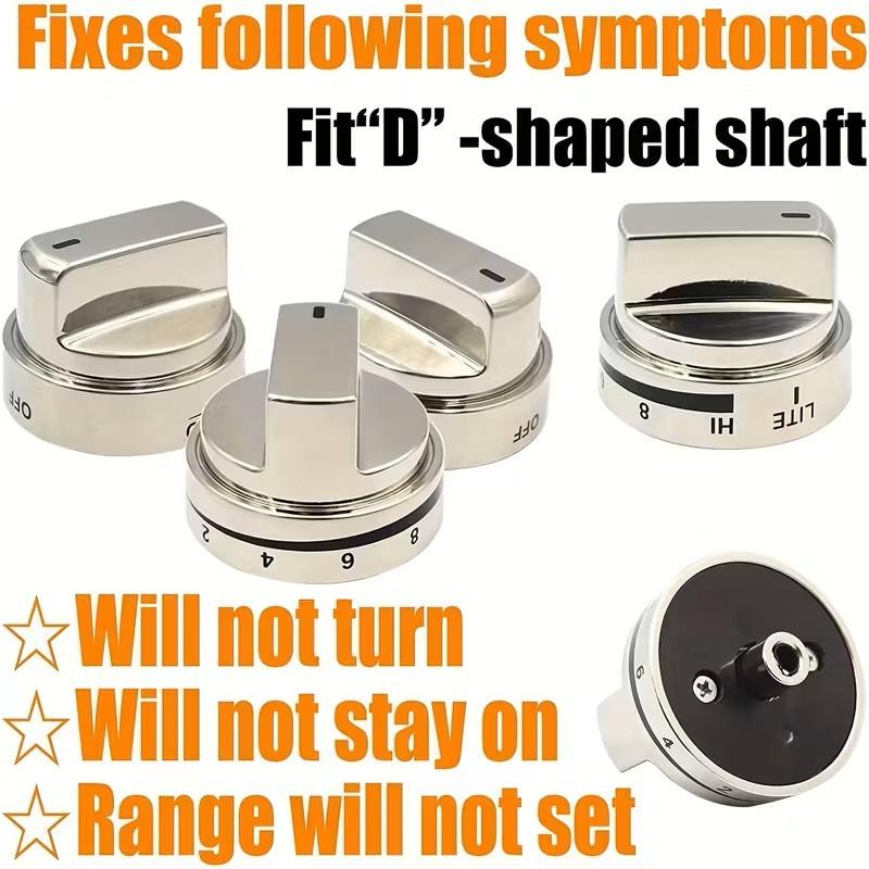 1pc AEZ73453509 Stove Knob Replacement Parts, Compatible with LG Gas Range/Oven Models LRG3036ST LRG3095ST LRG3091ST LRG3093ST LRG3035ST LDG3036ST, OEM AEZ72909008 AP5669773 2347547 PS7321756