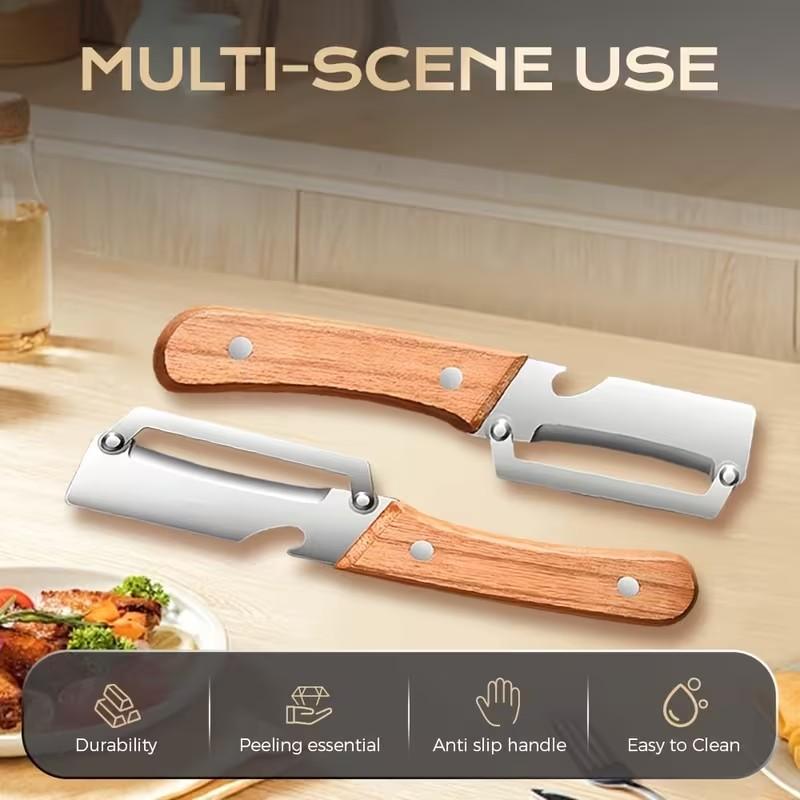 Multi-Functional Peeler Knife for Kitchen, Potato Scraper, Home Use Vegetable Peelers, Asparagus Sugar Cane Cutter, Essential Cooking Tool