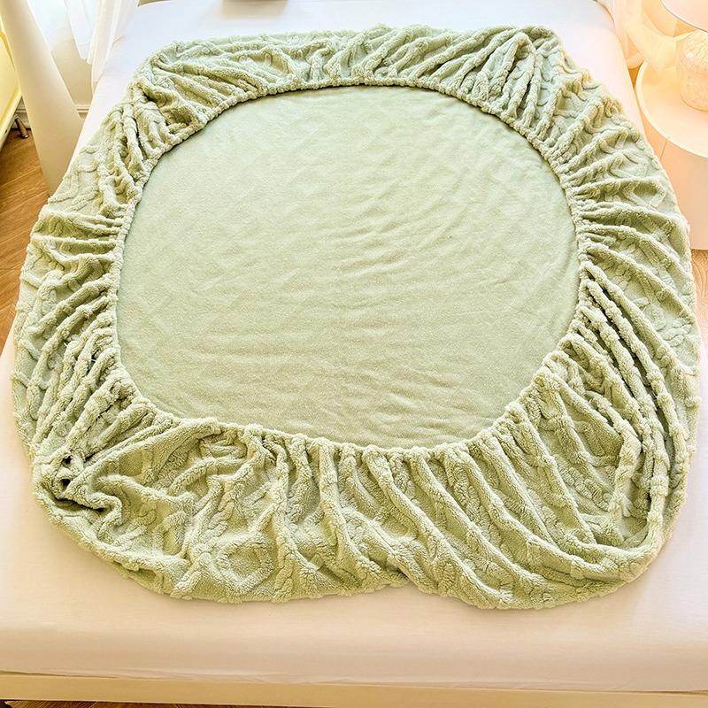 King Queen Size Diamond Pattern Bed Sheet Set, Soft Washable Fabric, Deep Pocket Design, Includes 1 Fitted Sheet and 2 Pillowcases #GLOBAL PICKS