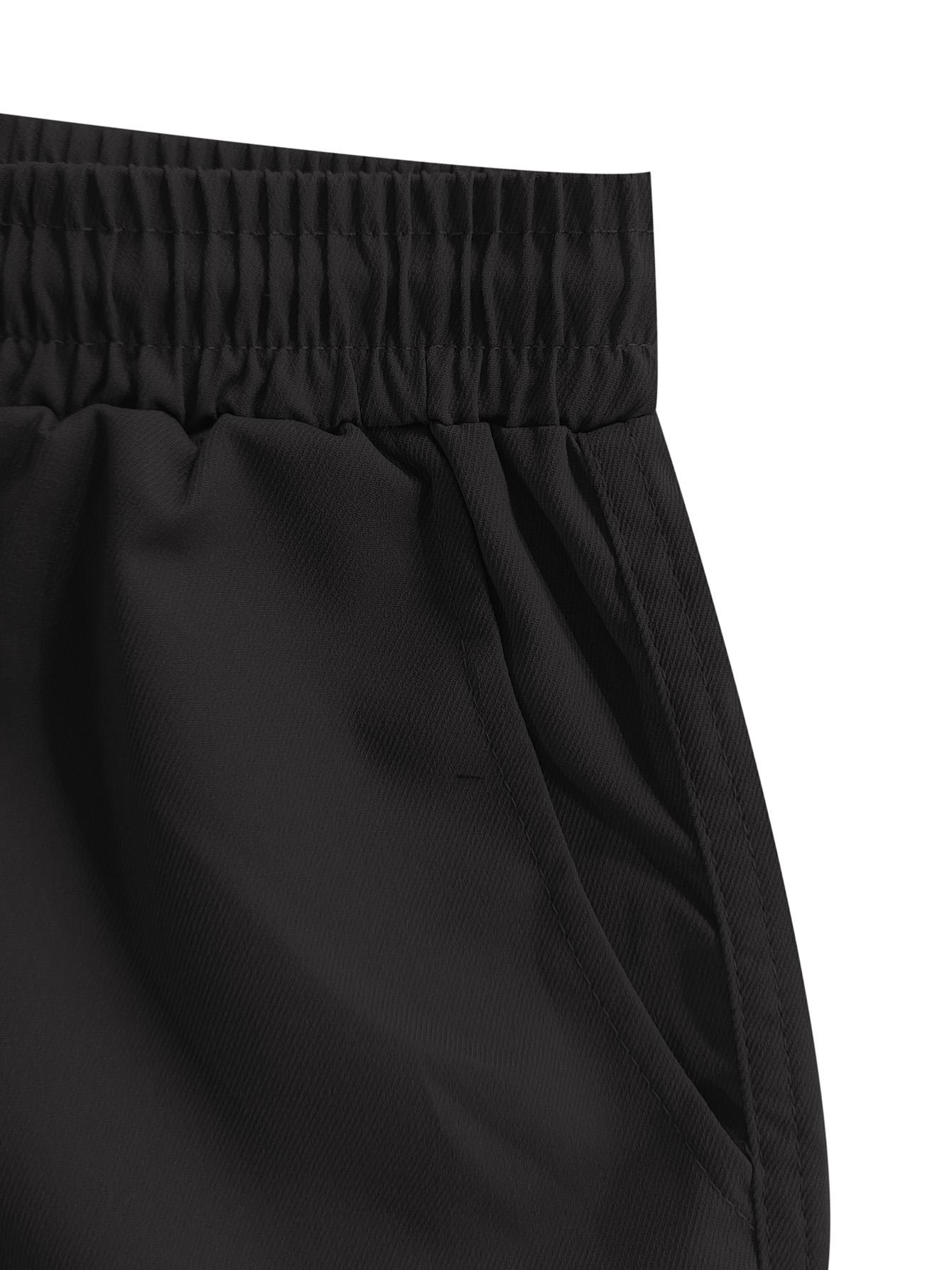 4-piece set of men's durable work pants with multiple pockets for outdoor sports, featuring drawstring design, suitable for spring and autumn, machine washable, holiday gift.