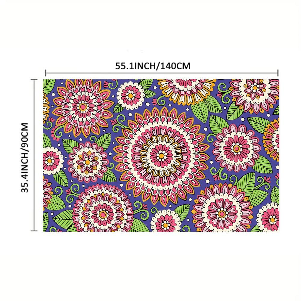 1 pc Paisley Pattern Print Tablecloth, Washable Tablecloth, Perfect for Picnic, Camping, Wedding, Birthday Party, Restaurant, Buffet