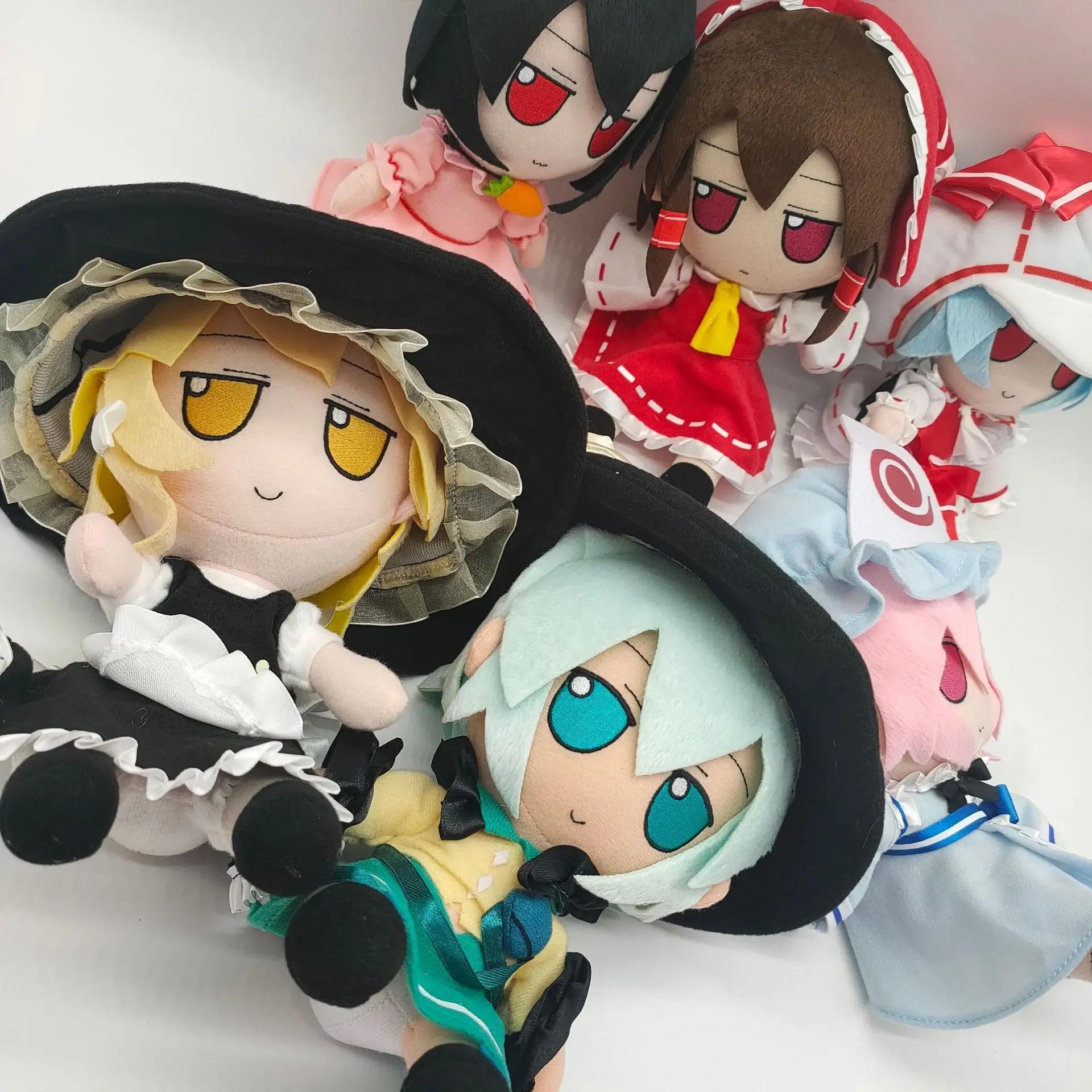 20CM Anime TouHou Project Smoke Plush Toys Kochiya Sanae Izayoi Sakuya Lolita Stuffed Dolls Plushie Pillow Figure Christmas Gift