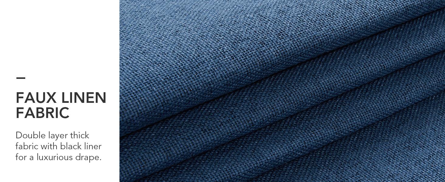 Deconovo 100% Blackout Curtains (2 Panels) - Thermal Insulated, Soundproof, Heavy-Duty, Cold-Proof Drapes for Living Room & Bedroom