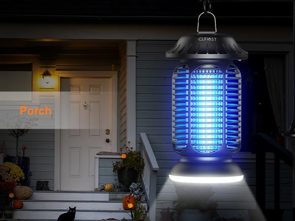 CLEVAST Bug Zapper, UV-Powered Mosquito Zapper – Waterproof & Versatile for Indoor/Outdoor Use