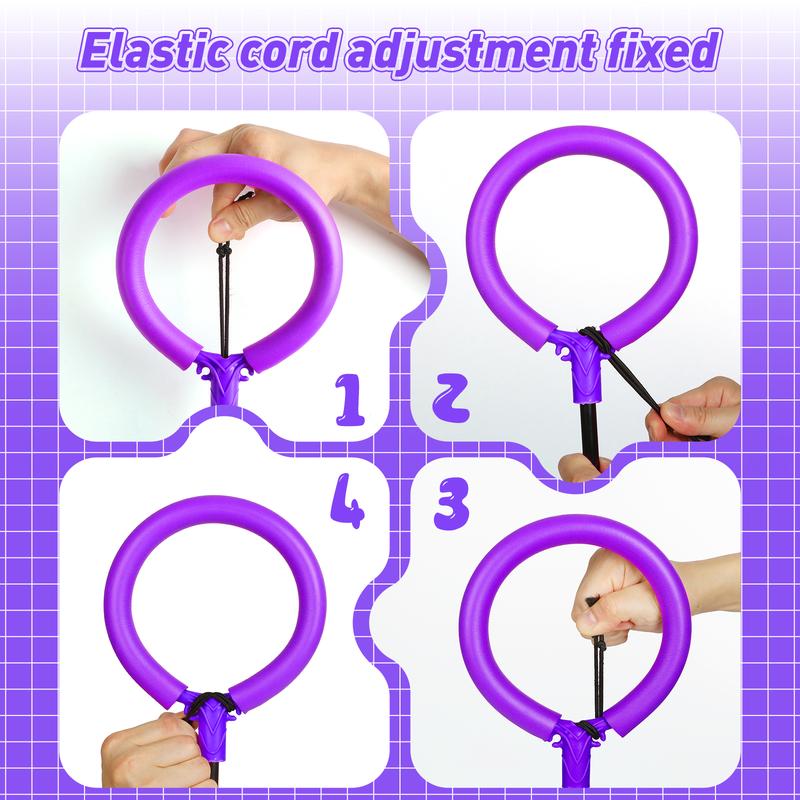 Skip Ball for Kids, Ankle Skip Ball Toy with Counter, Timer and Cal Calculator, Girl Birthday Gifts for Age 6 7 8 9 10+, Rechargeable Colorful Flash Wheel Skip Ball for Girls Women