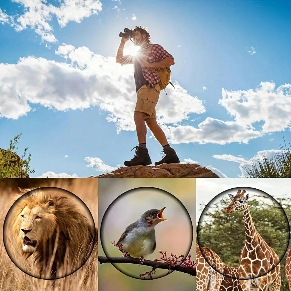 1PC High-Powered Binoculars with 60x60 Magnification, Night Vision, High-Power Lens and Coordinate System