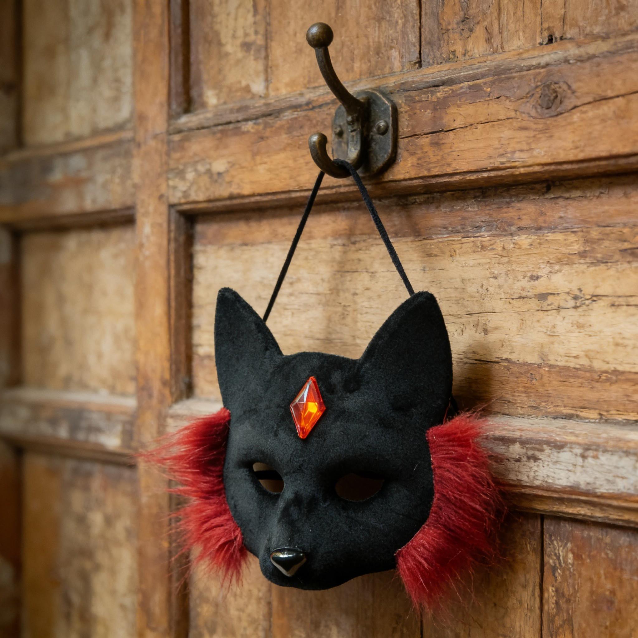 2026 Best-Selling Fox Mask Two Colors Available, Detailed Craftsmanship, Realistic Design, Perfect for Halloween Carnival Festivals Parties