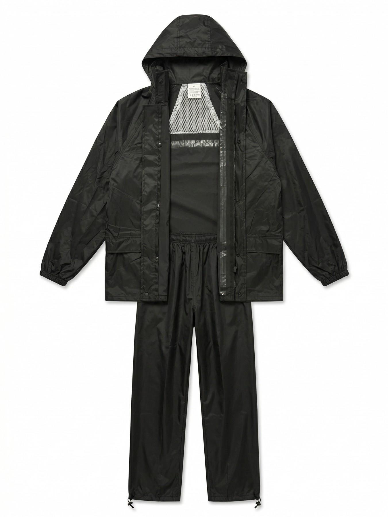 Unisex Raincoat Set, Durable Rain Suit, Separate Design, Jacket and Pants Combo, Windproof Waterproof Material, Ideal for Rainy Days, Rainy Season, Outdoor Walking, Light Outdoor Work