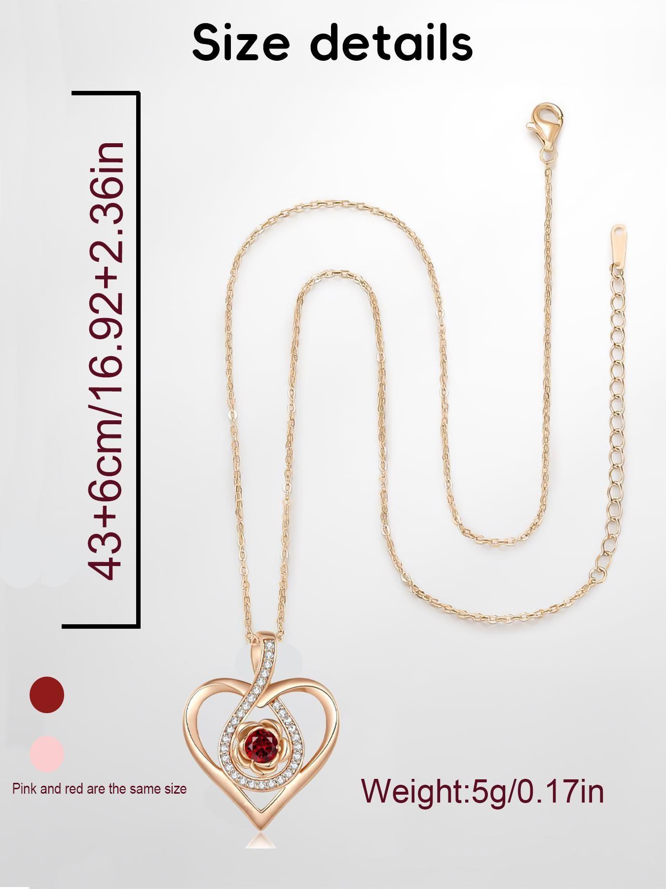 Romantic Teddy Bear with Preserved Rose and Necklace, Real Rose in Elegant Gift Box for Women, Bear Roses Gifts for Valentine's Day,Weddings,Mother's Day,Anniversary,Birthday,Christmas,