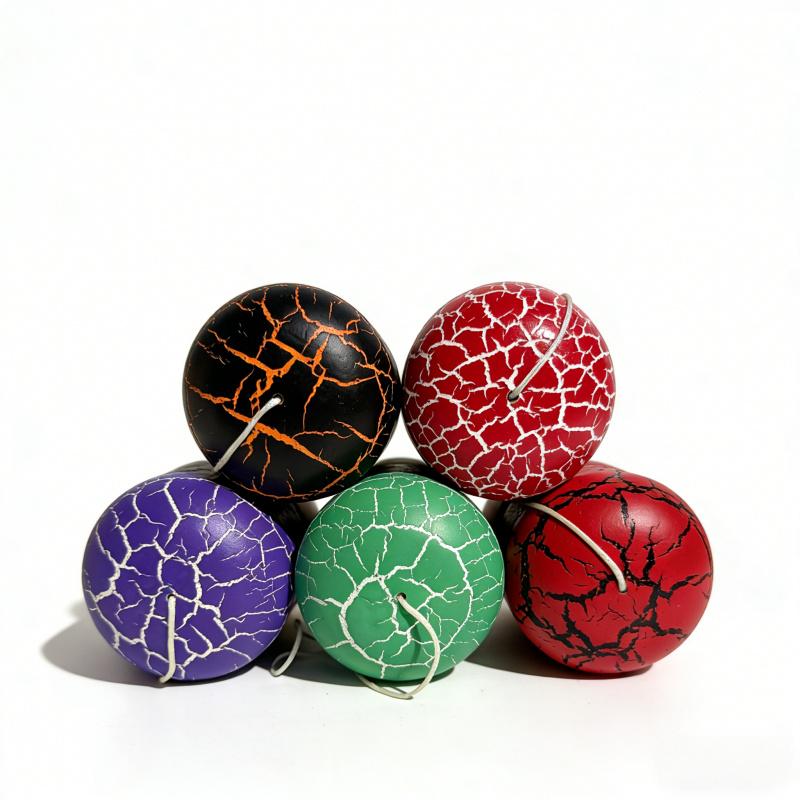 New Capsule-shaped Crack Pattern Kendama Skill Ball Trainer | Advanced Reaction & Coordination Tool, Perfect for Outdoor and Indoor Use, Ideal Gift for Beginners and Professional Players