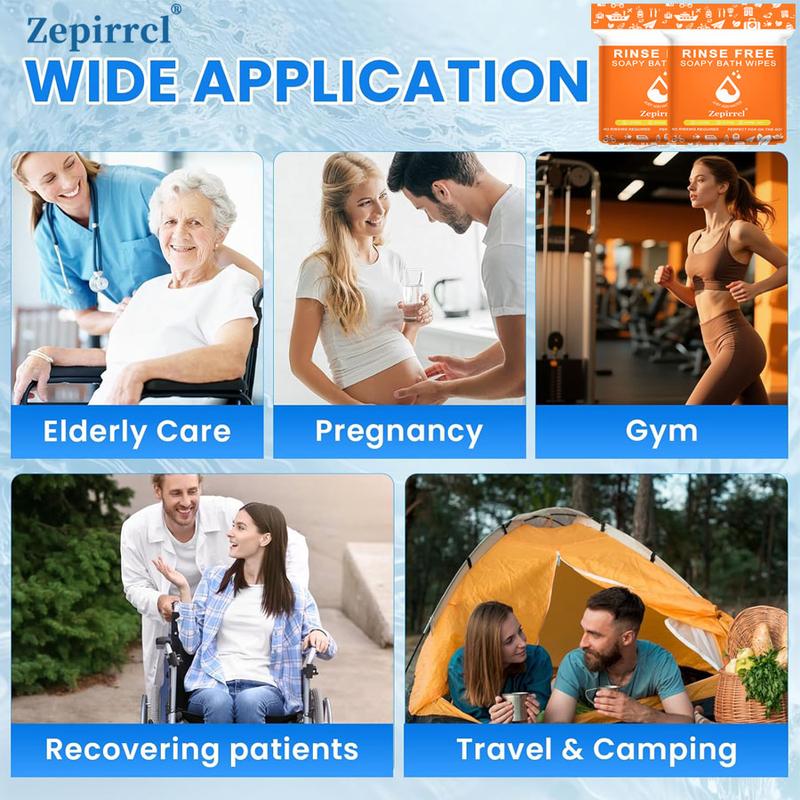 50/150pcs Disposable Shower Towel Soap Bar Foam Bath Towel for Sensitive Skin, Portable Travel Gym Use, No Rinse Needed, Disposable Washcloth