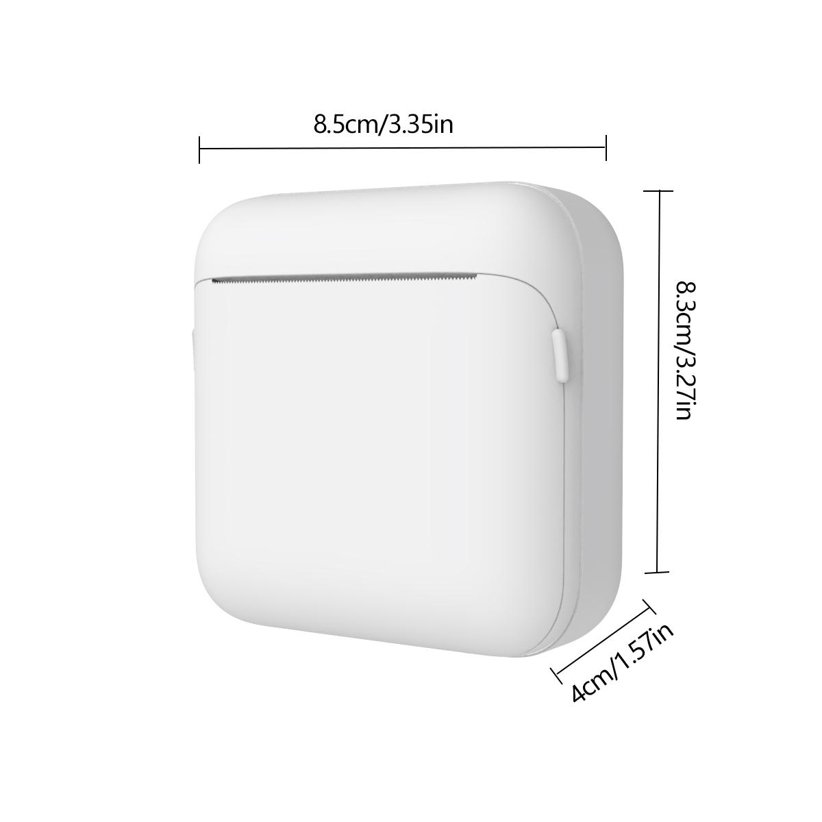 Portable Wireless Mini Printer, Thermal Printing Machine for Notes Journals Work Receipts Crafts, Lithium Batteries Included