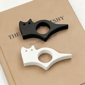 Cat Thumb Book Page Holder, Creative Reading Bookmark Gift, Available in & Colors, Perfect for Book Lovers