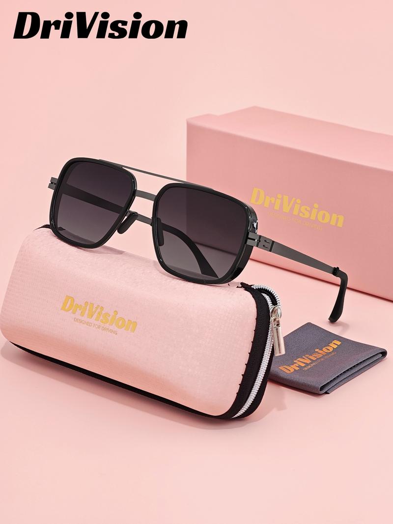 Drivision Unisex High-End Full Frame Sunglasses, Outdoor Sports Golf Polarized Sun Glasses Uv400, Casual Style All Seasons Drivision Unisex High-End Full Frame Sunglasses, Outdoor Sports Golf Polarized Sun Glasses Uv400, Casual Style All Seasons