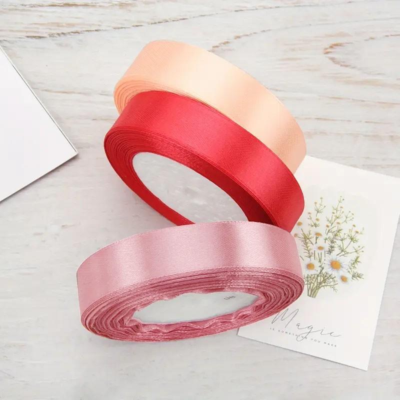 3 Rolls 22m Ribbon, Gift Wrapping Ribbon, Bouquet Packaging, Handmade Bow Decor, Party Decoration, Cake Decorating Ribbon