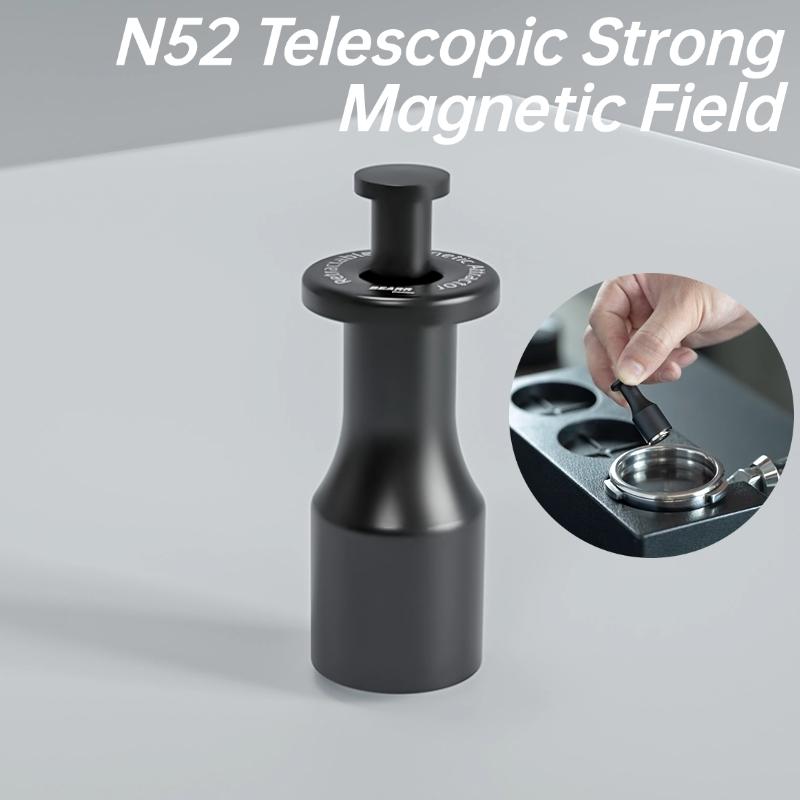 High Performance Coffee Magnetic Tool, Quick Adsorption Water Separation Net, N52 Press Retractable Magnet, Ideal for Kitchen Use