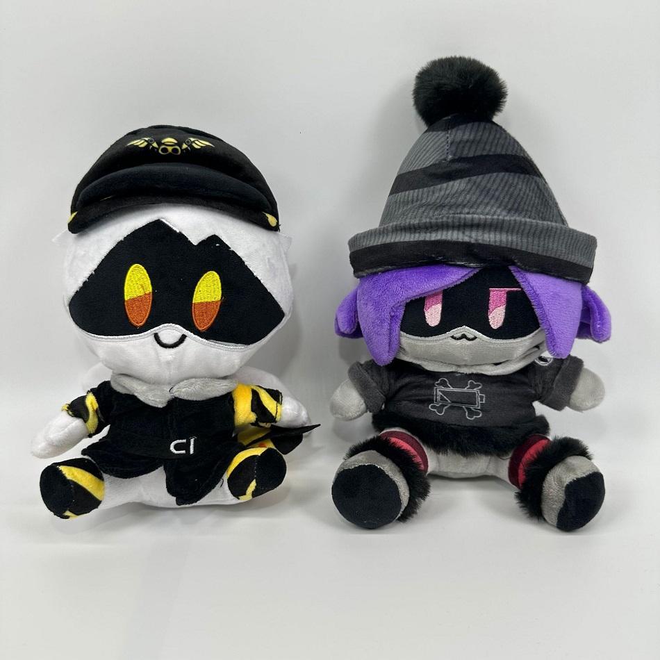 4pcs Classics 25cm MURDER DRONES Plush Toy Cute UZI Toy Cartoon Animation Character Plushie Doll Soft Toy For Christmas Toy Gift