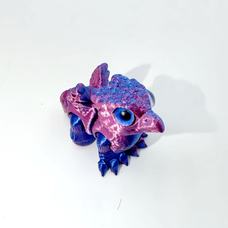 3D Printed Toy Griffin Wings Small Animal Jointed Simulation Fun Ornament Creative Handmade Model, Unique Collectible Decorative Piece