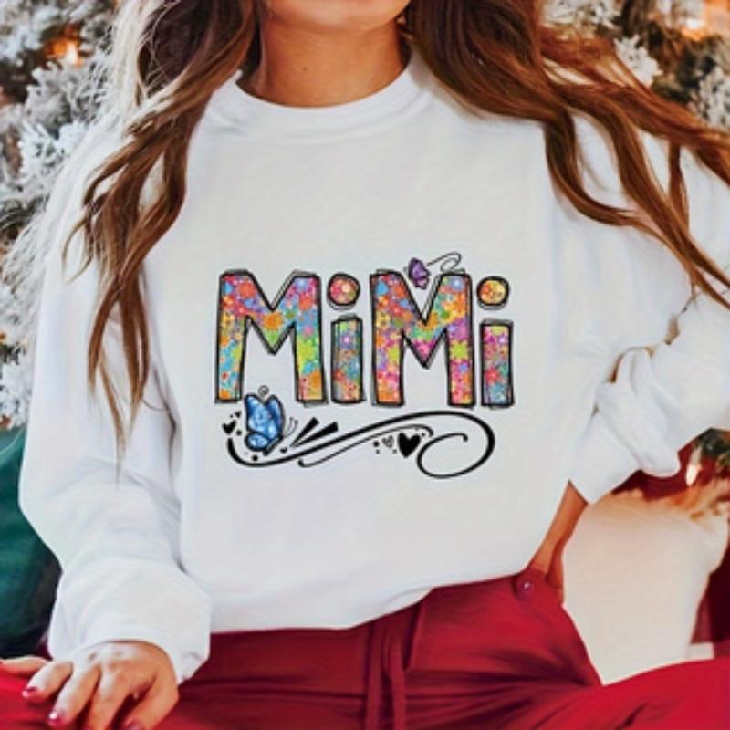 6 Piece DIY Iron-On Transfer Stickers, Latest Gigi Ever Butterfly Word Style, Heat Transfer Vinyl for T-Shirts, Jackets, Jeans, Hoodies