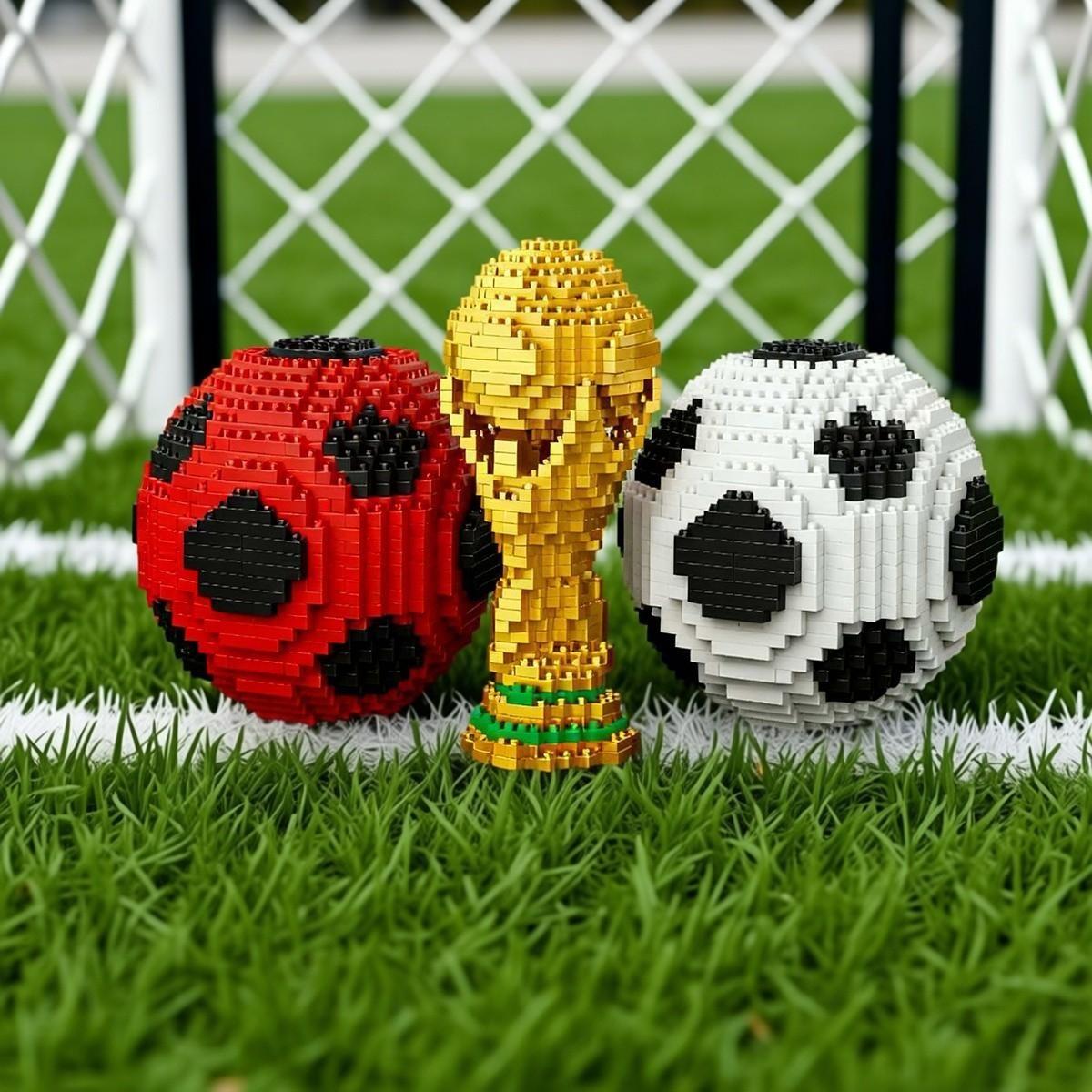 From Zero to Legend: Build Your Own World Cup Collectible Display, Unique Soccer Memorabilia, Perfect Gift for Football Fans