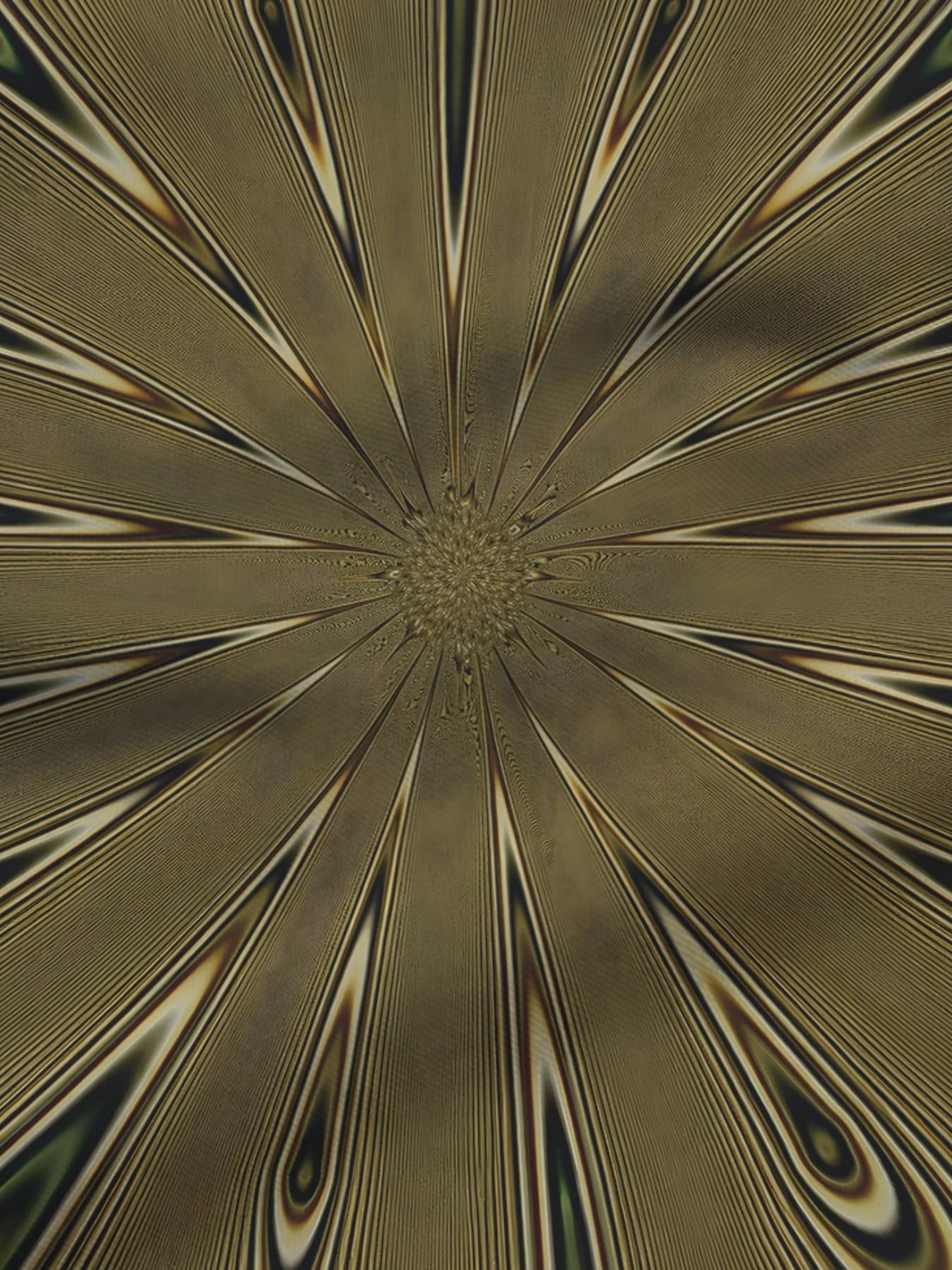 High-End Luxury Men's Ice Silk Short Sleeve T-Shirt, Summer New Business Casual Round Neck Top, Geometric Gradient Pattern, Breathable and Comfortable